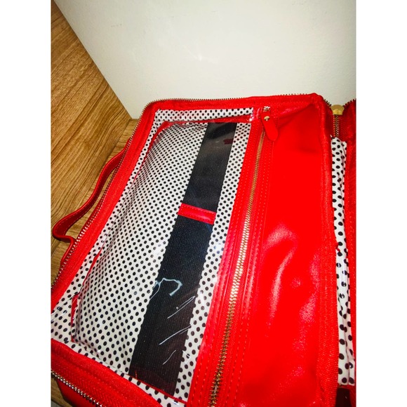 P N P Red makeup bag with Zipper Closure - Picture 5 of 7